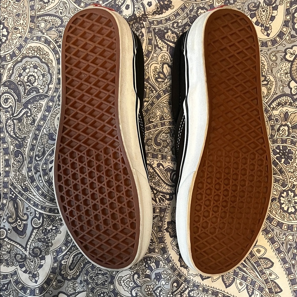 Vans Black Canvas Slip-Ons - Picture 4 of 4